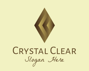 Elegant Brown Gem logo design