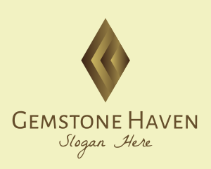 Elegant Brown Gem logo design