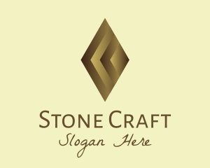 Elegant Brown Gem logo design