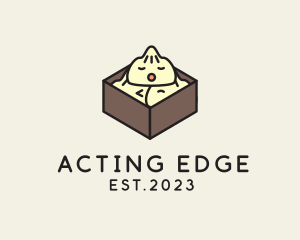 Cute Asian Dumpling logo design