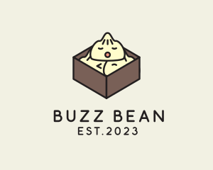 Cute Asian Dumpling logo design