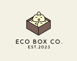 Cute Asian Dumpling logo design