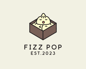 Cute Asian Dumpling logo design