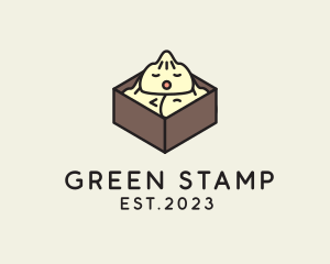 Cute Asian Dumpling logo design