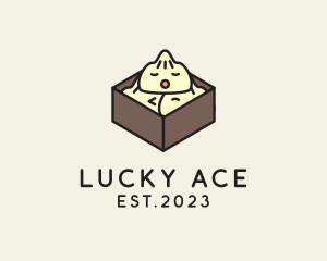 Cute Asian Dumpling logo design