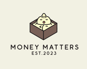 Cute Asian Dumpling logo design