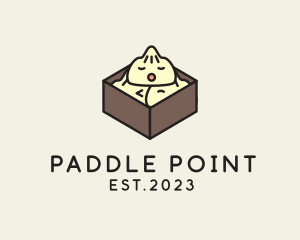 Cute Asian Dumpling logo design