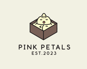 Cute Asian Dumpling logo design