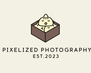 Cute Asian Dumpling logo design