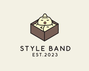 Cute Asian Dumpling logo design