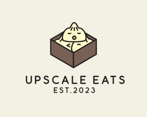 Cute Asian Dumpling logo design