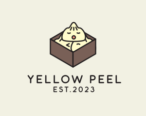 Cute Asian Dumpling logo design