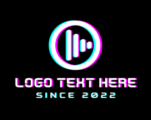 Twitch - Electronic Music DJ Streaming logo design