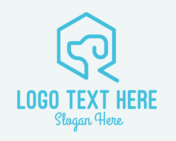 Hexagon logo example 2