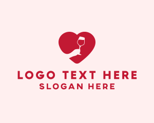 Heart Wine Tasting Logo