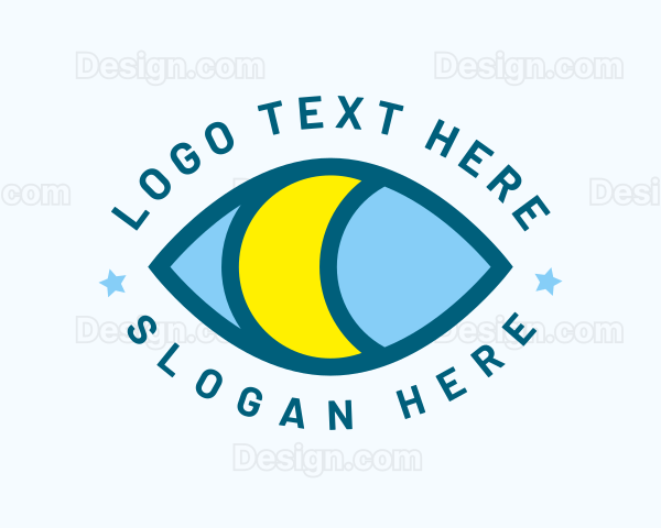 Mystical Eye Moon Oracle Logo