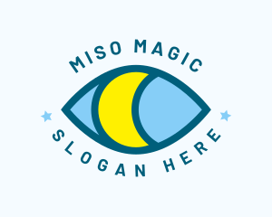 Mystical Eye Moon Oracle logo design