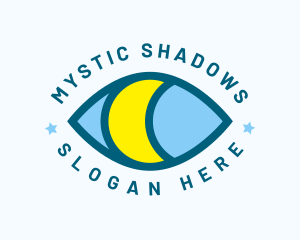 Mystical Eye Moon Oracle logo design