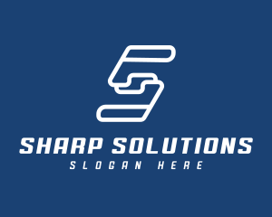 Tech Company Letter S logo design