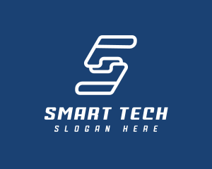 Tech Company Letter S logo design