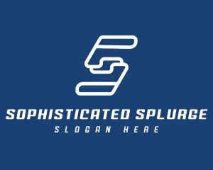 Tech Company Letter S logo design