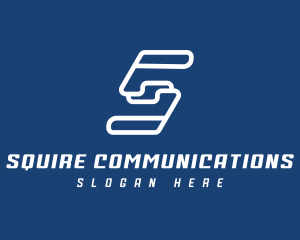 Tech Company Letter S logo design