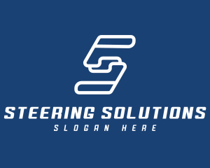 Tech Company Letter S logo design