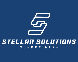 Tech Company Letter S logo design