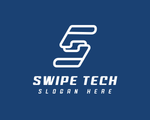 Tech Company Letter S logo design