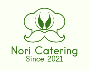 Green Chef Hat  logo design