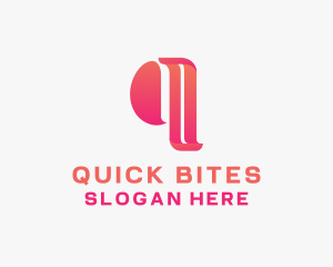 Professional Gradient Modern Letter Q logo design