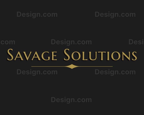 Deluxe Elegant Business Logo