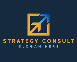 Financial Statistic Consultant logo design