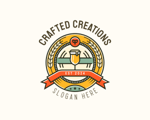 Pub Liquor Beer logo design