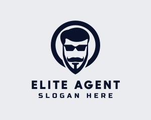 Male Spy Agent logo