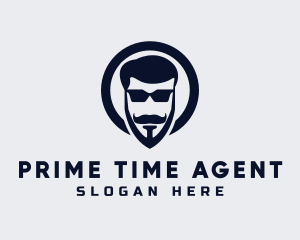 Male Spy Agent logo