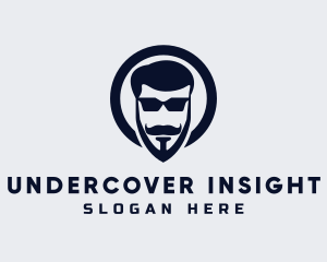 Male Spy Agent logo design