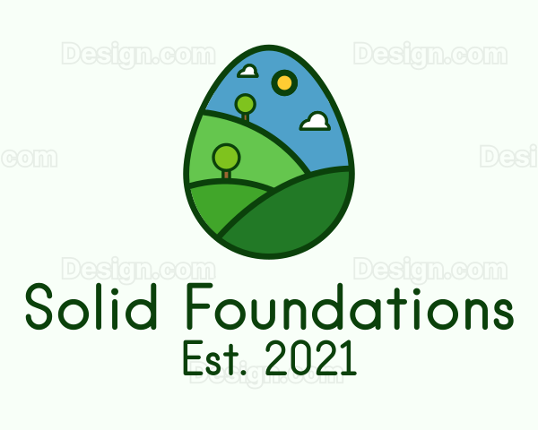 Nature Park Egg Logo