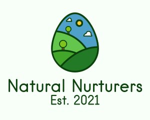 Nature Park Egg logo design