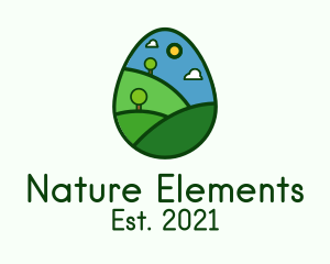 Nature Park Egg logo design