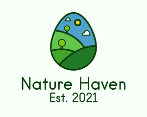 Nature Park Egg logo design