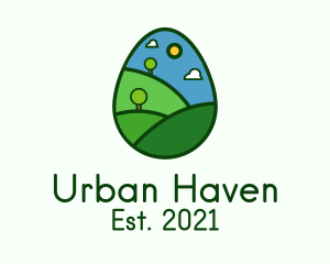 Nature Park Egg logo design