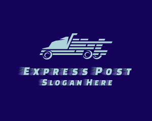 Express Delivery Truck logo design