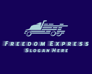 Express Delivery Truck logo design