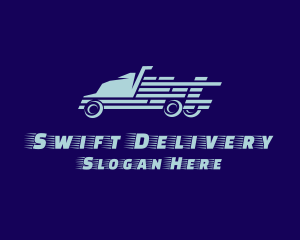 Express Delivery Truck logo design