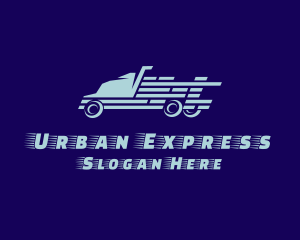 Express Delivery Truck logo design