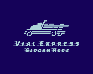 Express Delivery Truck logo design