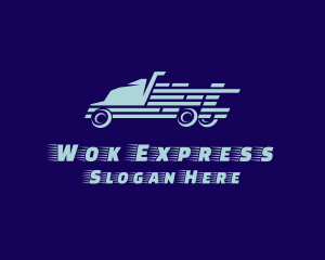 Express Delivery Truck logo design