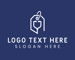 Stethoscope Price Tag Logo