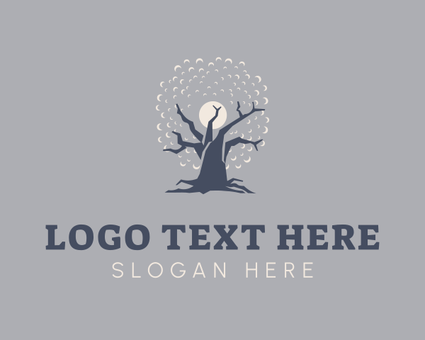 Oak Tree logo example 4